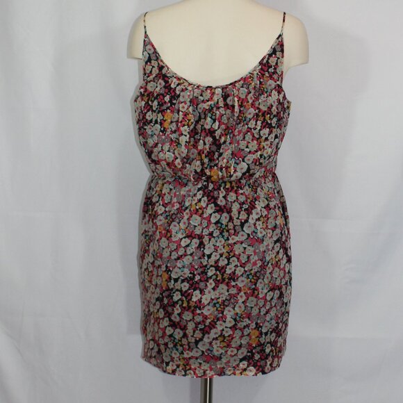 BCBgeneration Women's Floral Tie lined  Sleeveless cotton Short Dress size Large - Picture 4 of 7